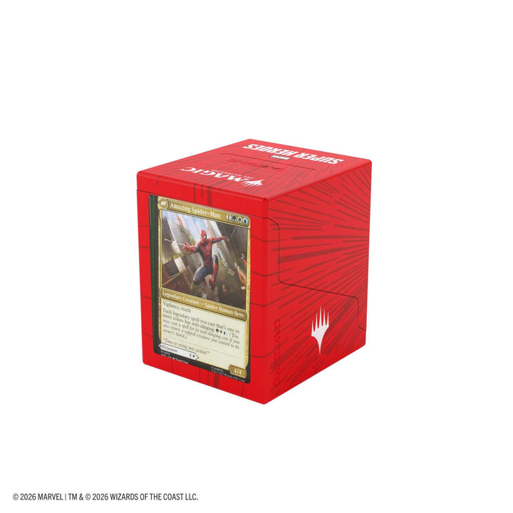 Gamegenic Magic the Gathering Marvel Super Heroes Bastion 100+ XL Comic Burst Red Card Game Accessory