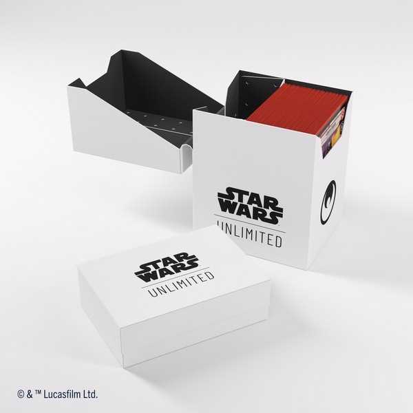 Star Wars Unlimited Soft Crate White Black Deck Box by Gamegenic 6