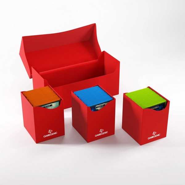 Triple Deck Holder 300 XL Red Gaming Accessory by Gamegenic 5