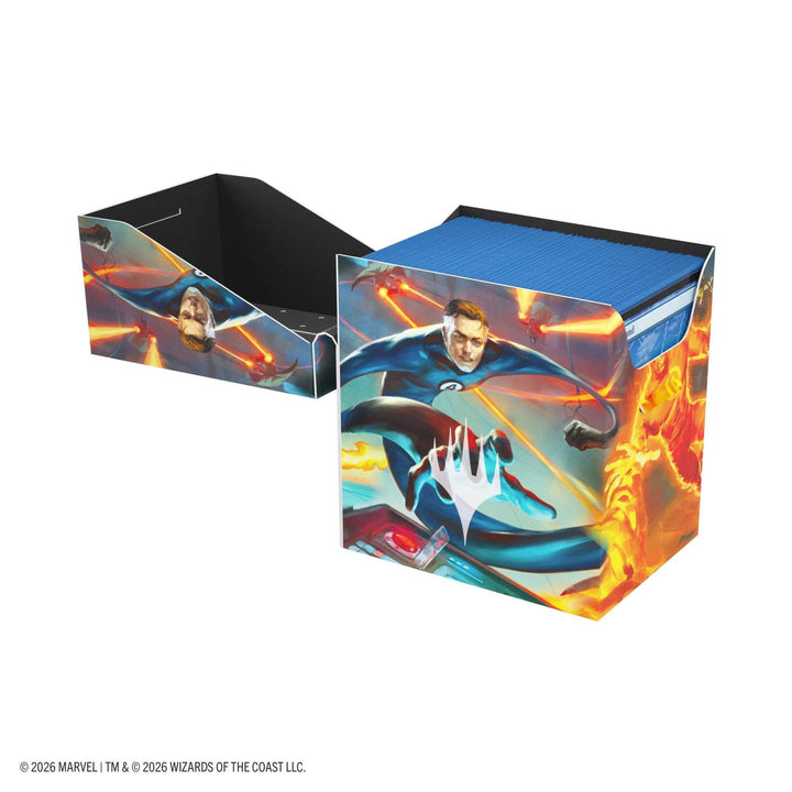 Gamegenic Magic the Gathering Marvel Super Heroes Soft Dynacrate 100+ XL Fantastic Four Unleashed Card Game Accessory