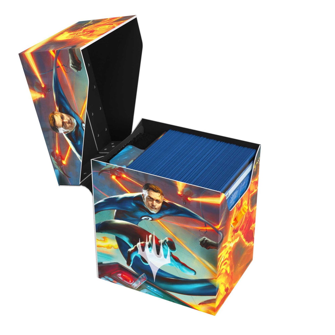 Gamegenic Magic the Gathering Marvel Super Heroes Soft Dynacrate 100+ XL Fantastic Four Unleashed Card Game Accessory