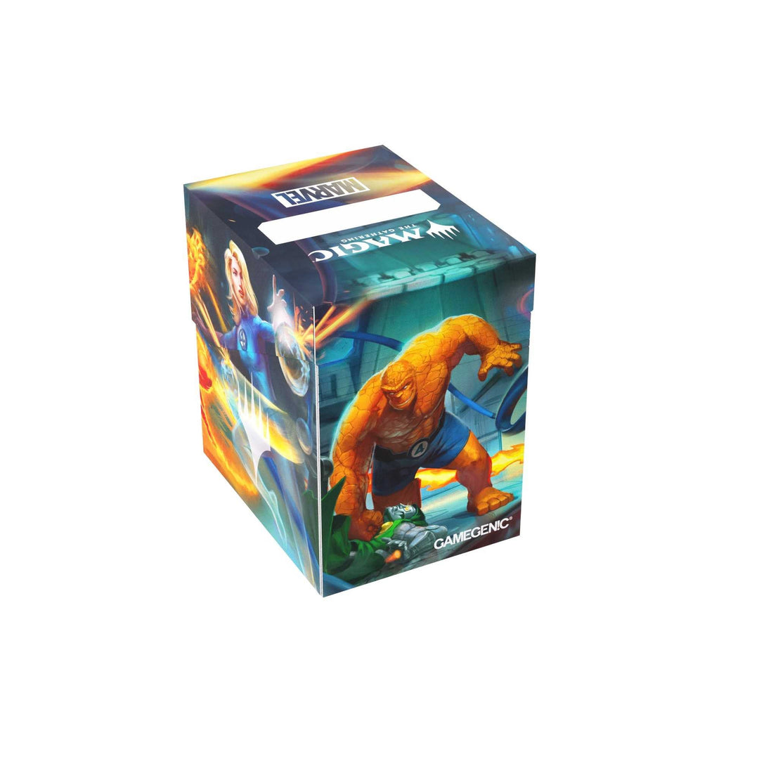 Gamegenic Magic the Gathering Marvel Super Heroes Soft Dynacrate 100+ XL Fantastic Four Unleashed Card Game Accessory