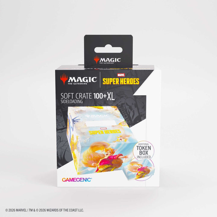 Gamegenic Magic the Gathering Marvel Super Heroes Soft Crate 100+ XL Sideloading The Fantastic Four Go Nuts Card Game Accessory