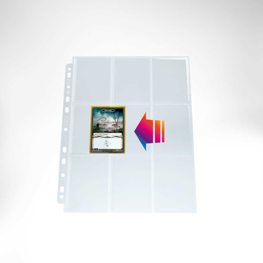Ultrasonic 9 Pocket Pages Sideloading Pack 10 Binder by Gamegenic 2