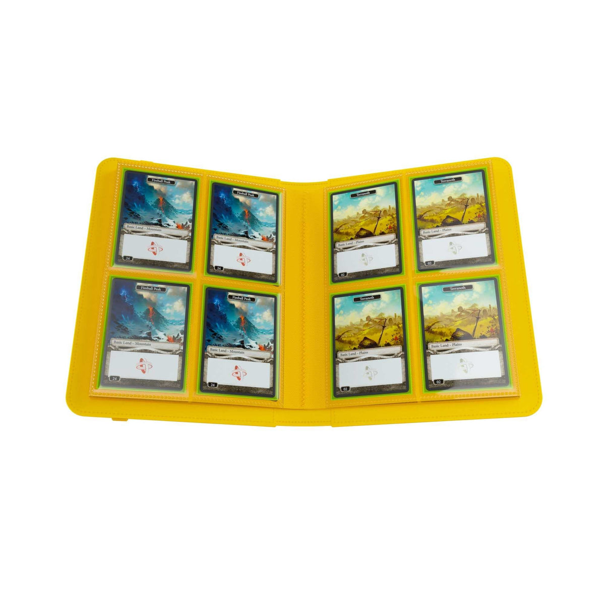 Gamegenic Prime Album 8 Pocket Yellow Gaming Accessory 5