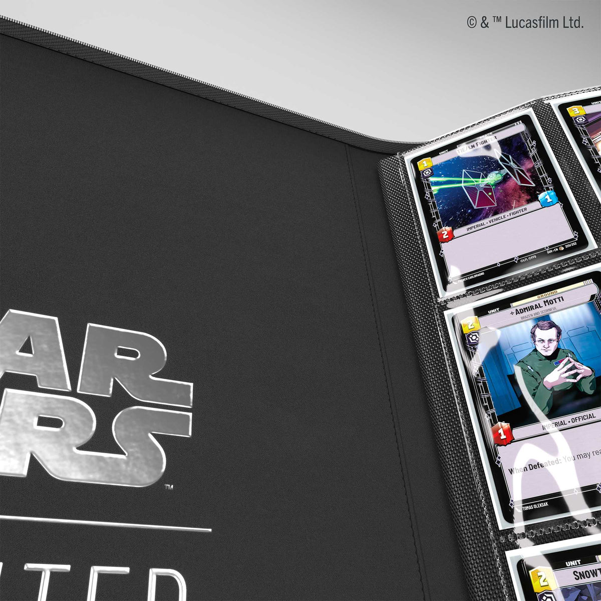 Gamegenic Star Wars Unlimited Zip Up Album 18 Pocket Black Gaming Accessory 5