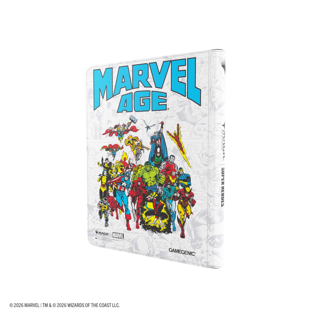Gamegenic Magic the Gathering Marvel Super Heroes Zip-Up Album 18-Pocket Marvel Age Card Game Accessory