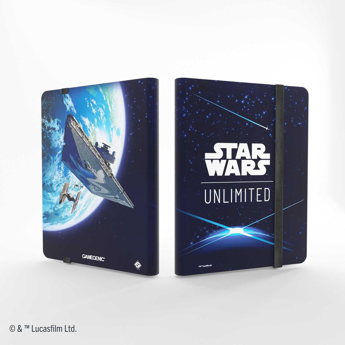 Gamegenic Star Wars Unlimited 18 Pocket Album Card Back Blue Gaming Accessory 2
