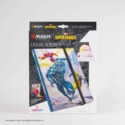 Gamegenic Magic the Gathering Marvel Super Heroes Casual Album 18-Pocket Marvel Super Heroes Card Game Accessory