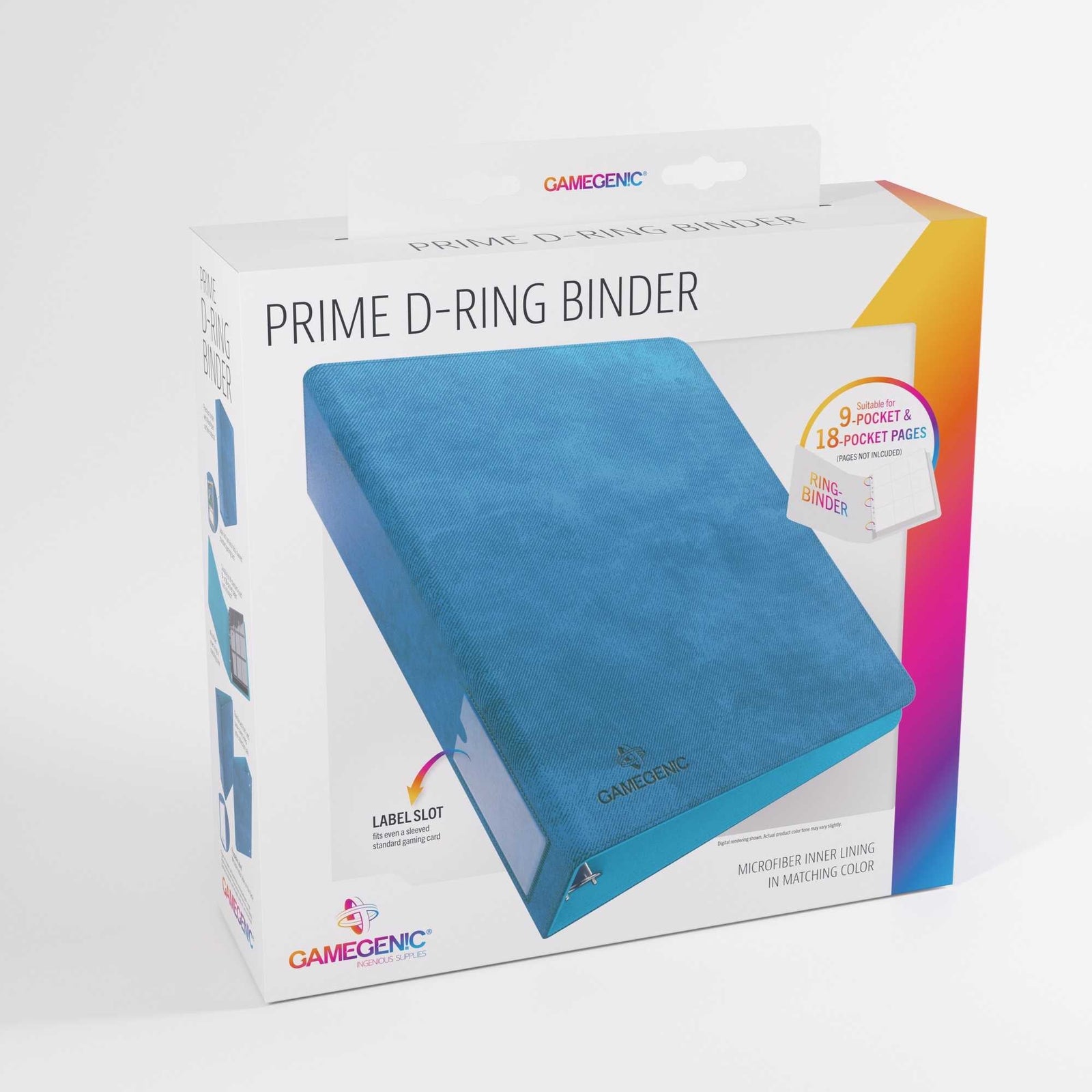 Gamegenic Prime D Ring Binder Blue Gaming Accessory 1