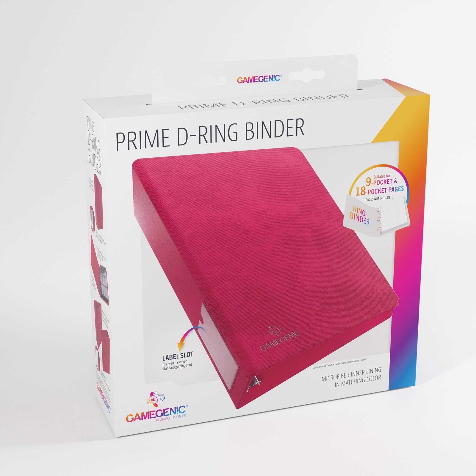 Gamegenic Prime D Ring Binder Red Gaming Accessory 1