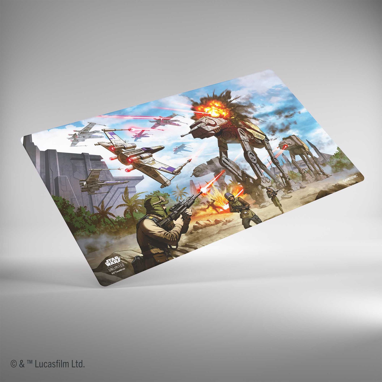 Gamegenic Star Wars: Unlimited Game Mat - Battle of Scarif 1