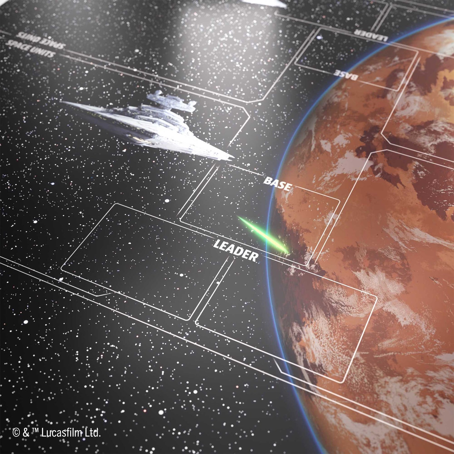 Gamegenic Star Wars Unlimited Twin Suns Battle Zone Game Mat Gaming Accessory 6
