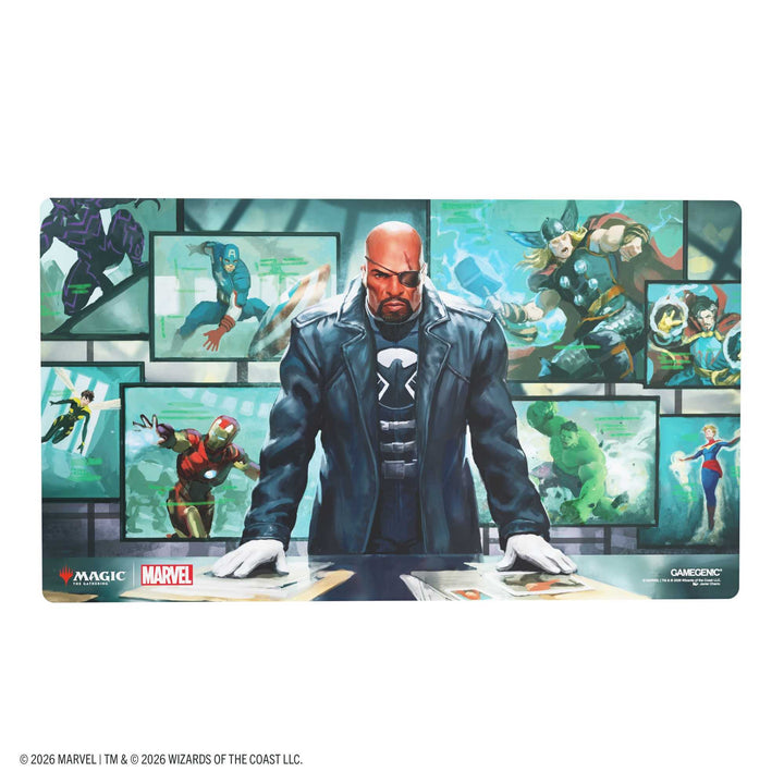 Gamegenic Magic the Gathering Marvel Super Heroes Prime Playmat Director Nick Fury Card Game Accessory