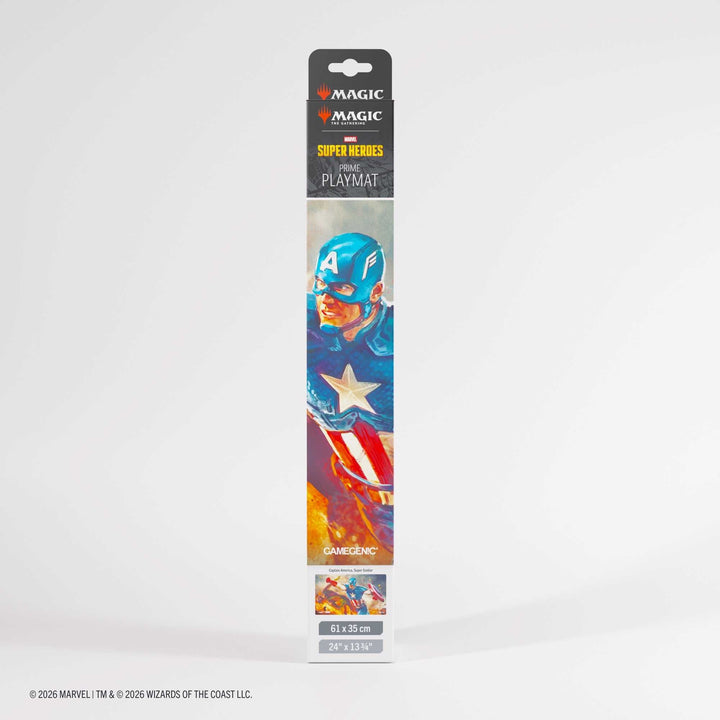 Gamegenic Magic the Gathering Marvel Super Heroes Prime Playmat Captain America Super Soldier Card Game Accessory