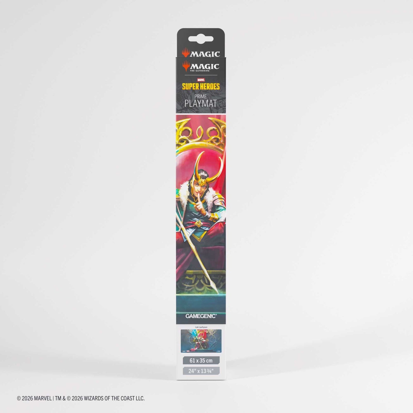 Gamegenic Magic the Gathering Marvel Super Heroes Prime Playmat Loki Laufeyson Card Game Accessory