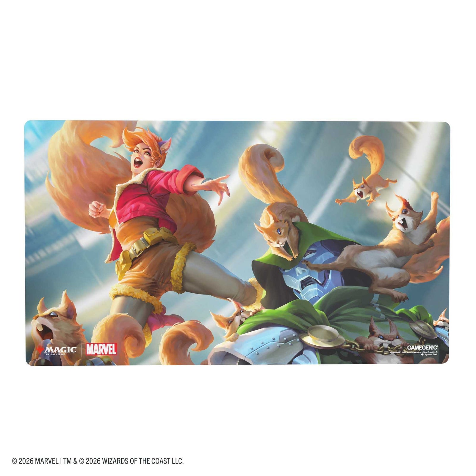 Gamegenic Magic the Gathering Marvel Super Heroes Prime Playmat Go Nuts Card Game Accessory