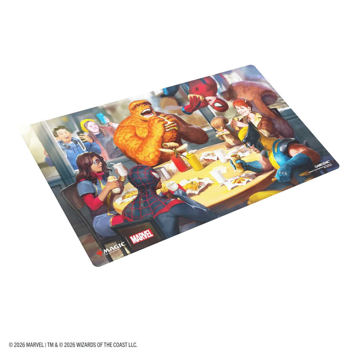 Gamegenic Magic the Gathering Marvel Super Heroes Prime Playmat Heroic Feast Card Game Accessory