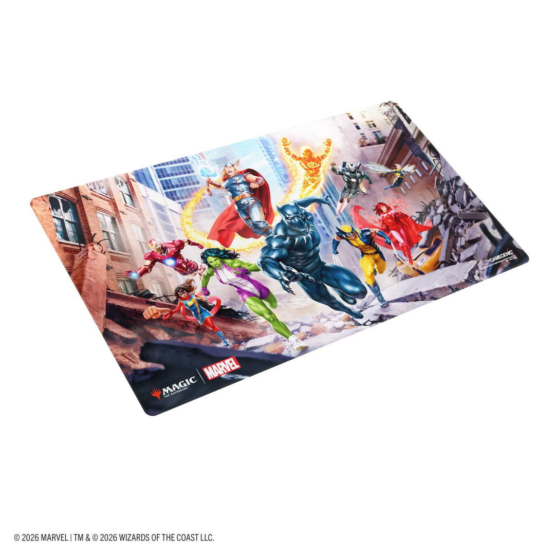 Gamegenic Magic the Gathering Marvel Super Heroes Shiny Playmat Marvel Super Heroes Card Game Accessory
