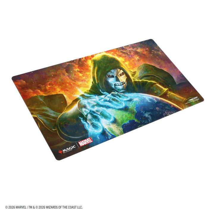 Gamegenic Magic the Gathering Marvel Super Heroes Shiny Playmat Doom Reigns Supreme Card Game Accessory