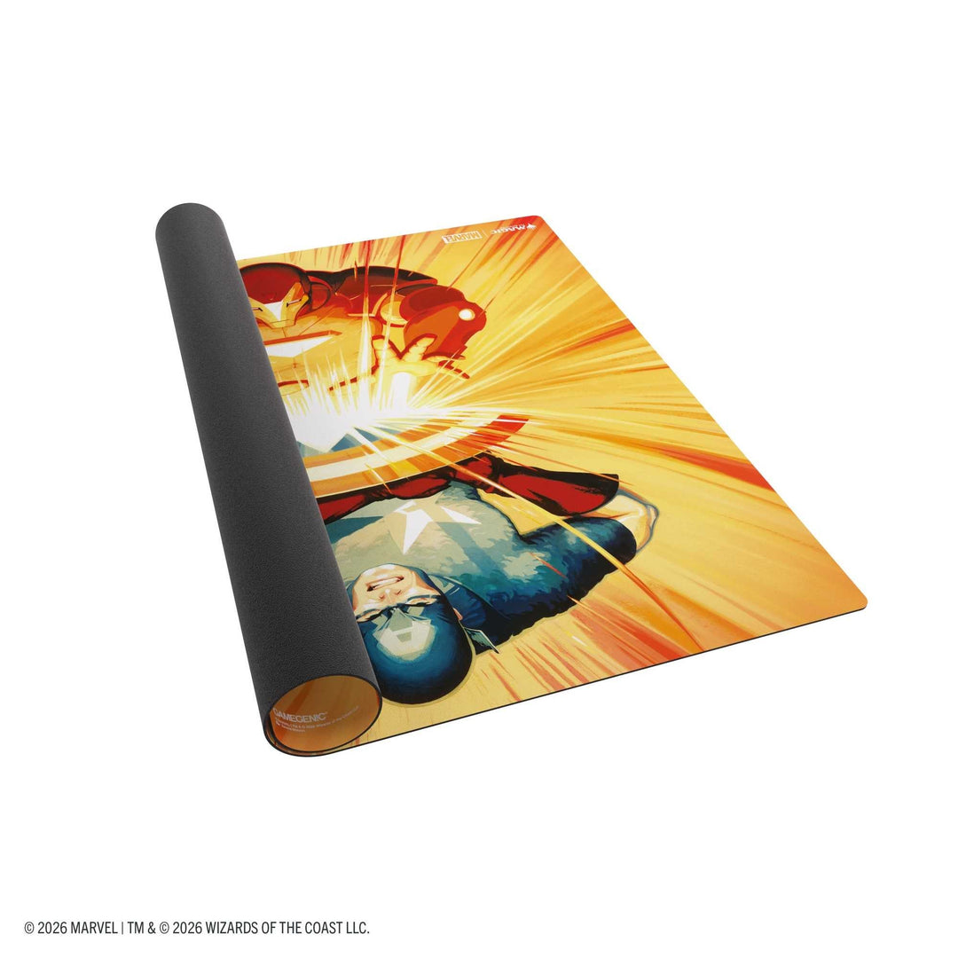 Gamegenic Magic the Gathering Marvel Super Heroes Prime 2-Player Playmat Iron Man Captain America