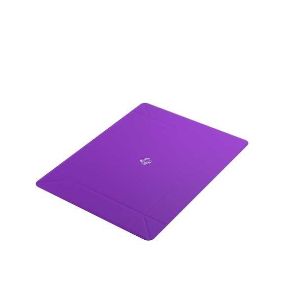 Magnetic Dice Tray Rectangular: Black/Purple