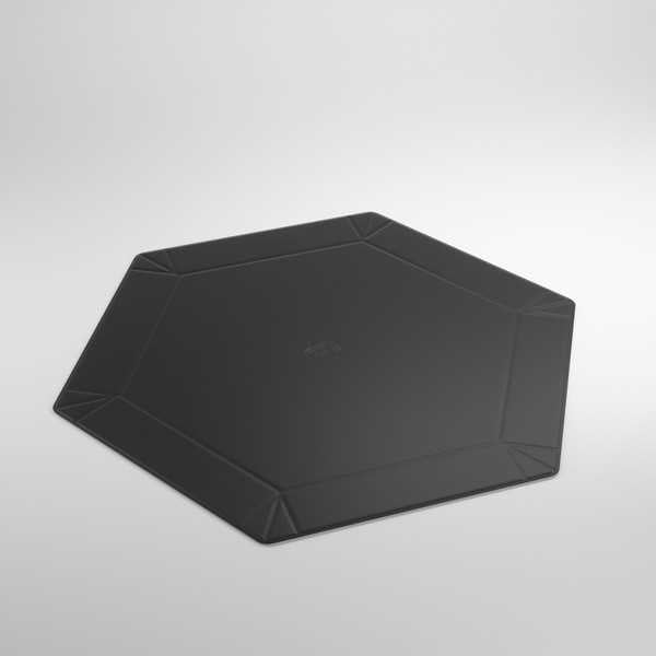 Magnetic Dice Tray Hexagonal: Black/Gray 1