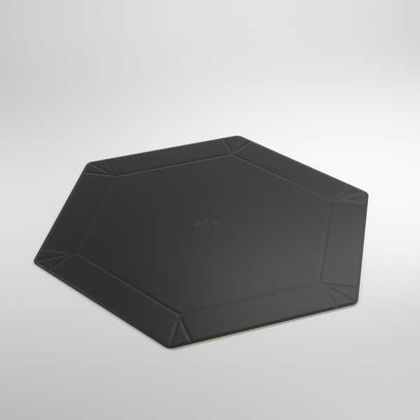 Magnetic Dice Tray Hexagonal: Black/Green 1