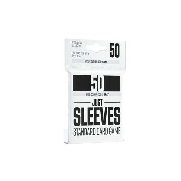 UNIT Gamegenic Just Sleeves Standard Card Game Black 50 ct Gaming Accessory 1