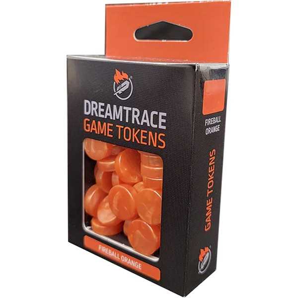 DreamTrace Gaming Tokens: Fireball Orange 1