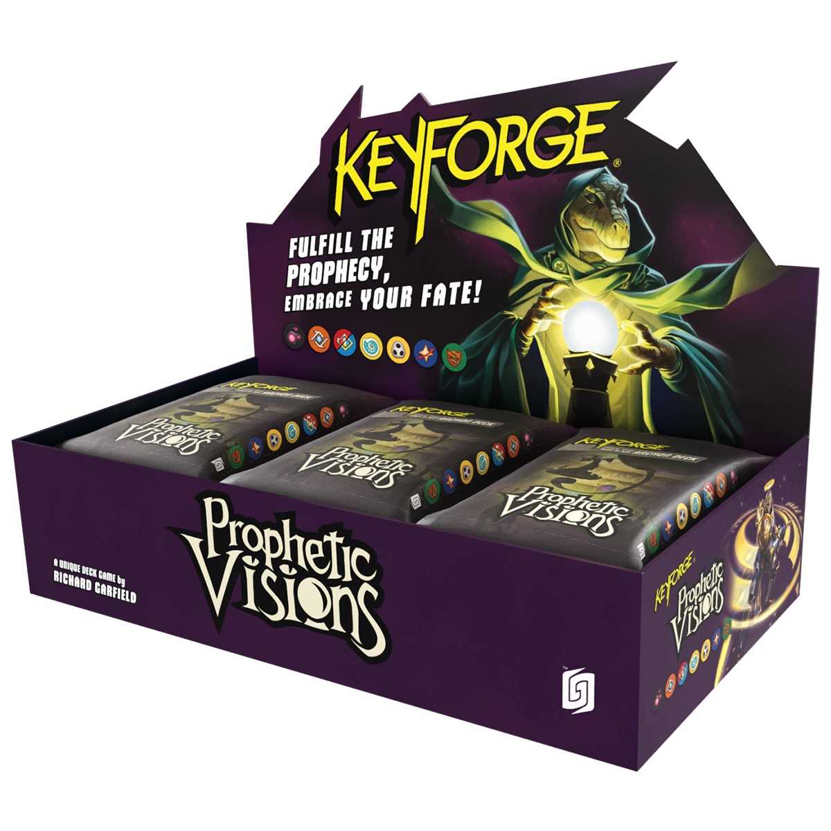 KeyForge Prophetic Visions Archon Deck Display Board Game by Ghost Galaxy 1