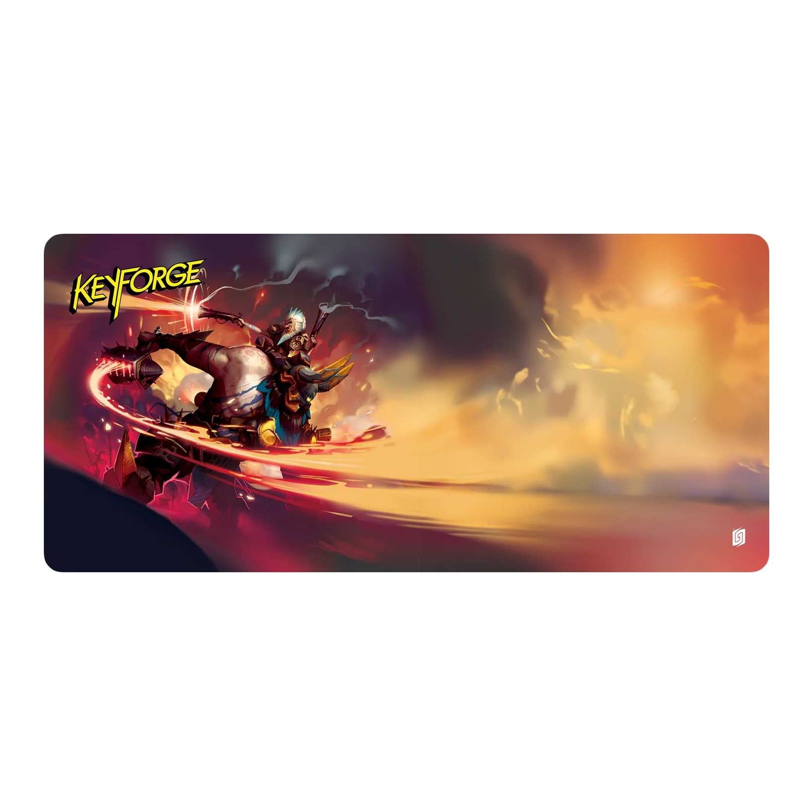 KeyForge Brobnar Brunx and Bongle Extra Wide Playmat Board Game by Ghost Galaxy 1