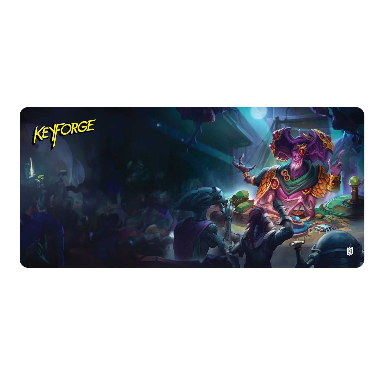 KeyForge: Ekwidon - Blue Light Special - Extra-Wide Playmat 1