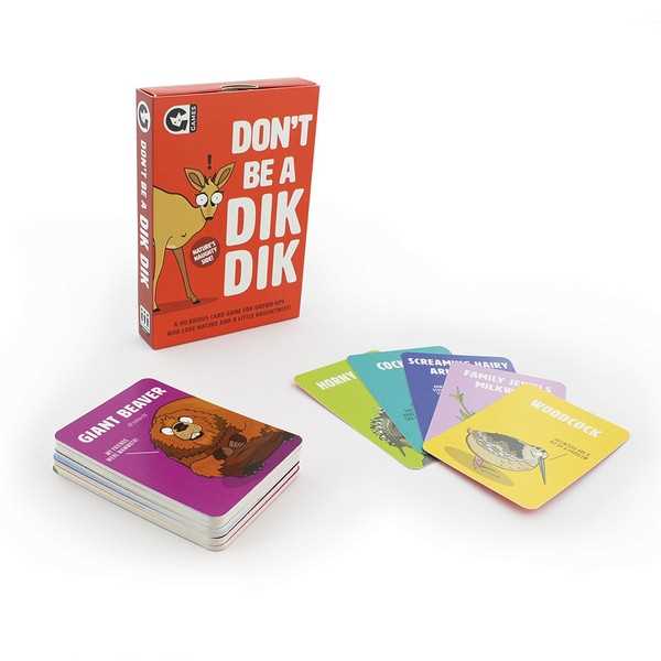 Dont Be a Dik Dik Card Game by Ginger Fox 2