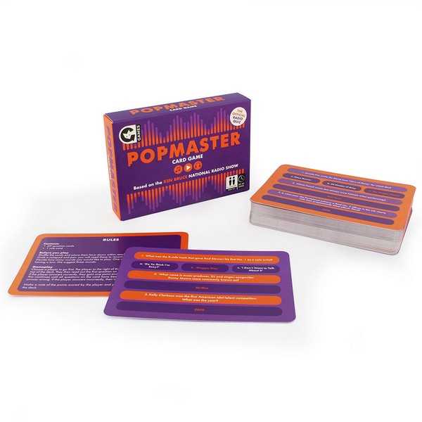 Popmaster Card Game Board Game by Ginger Fox 5