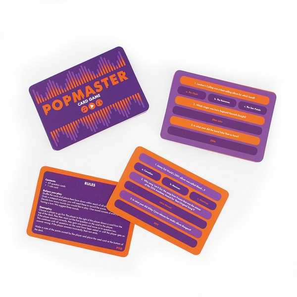 Popmaster Card Game Board Game by Ginger Fox 6