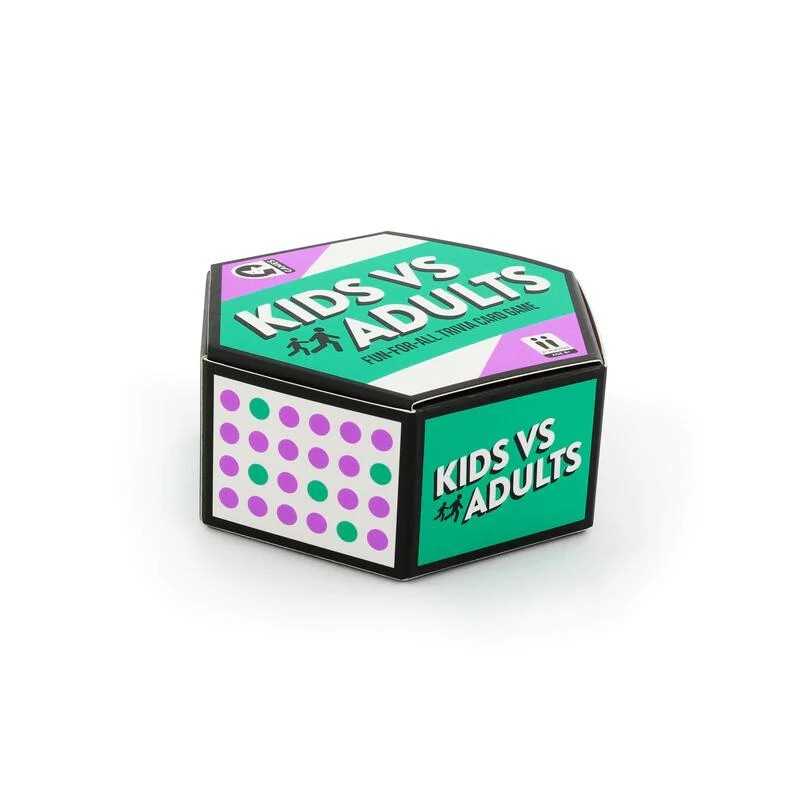 Hexagon Family Card Game Kids vs Adults Board Game by Ginger Fox 2