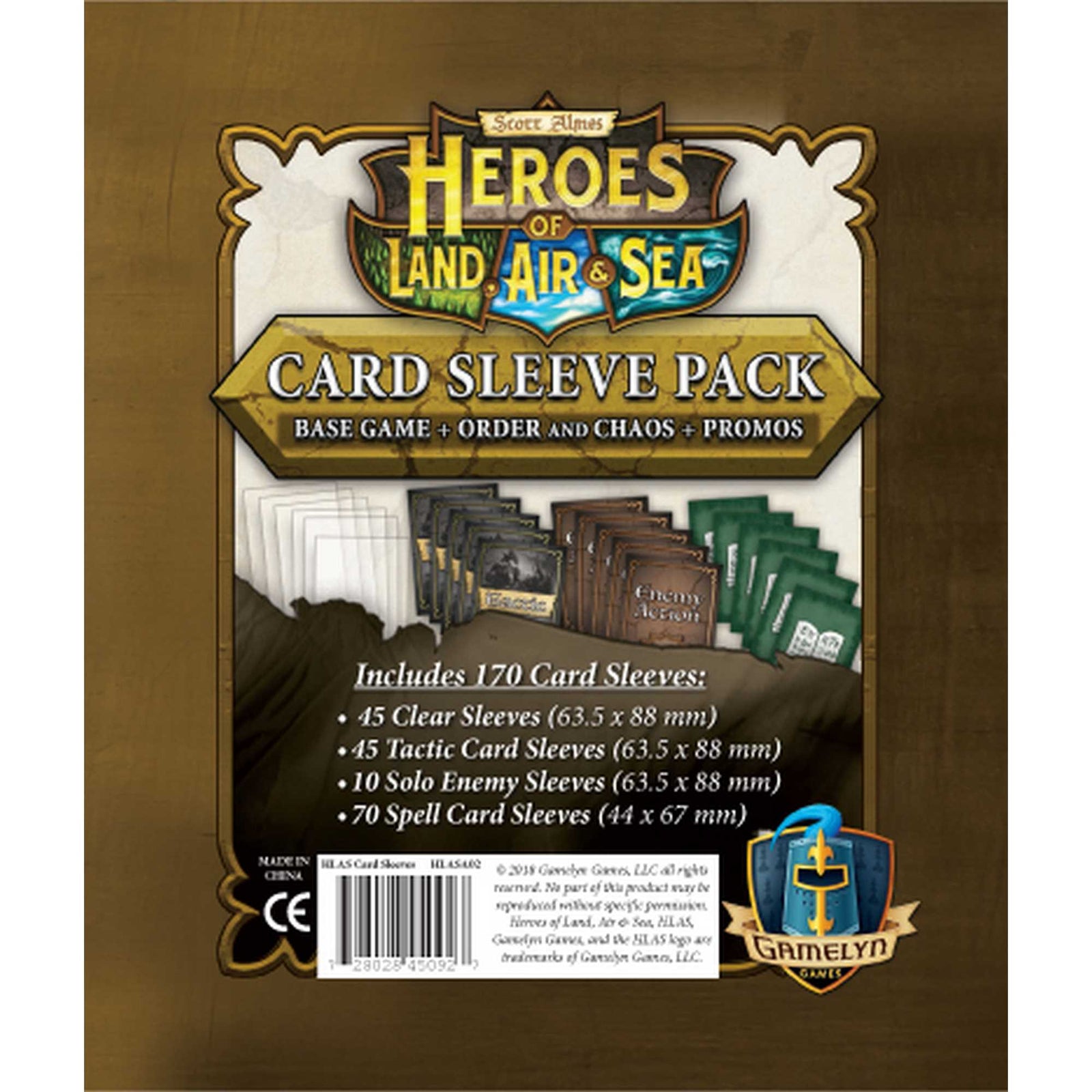 Heroes of Land Air and Sea Sleeve Pack Card Sleeve by Gamelyn Games 1