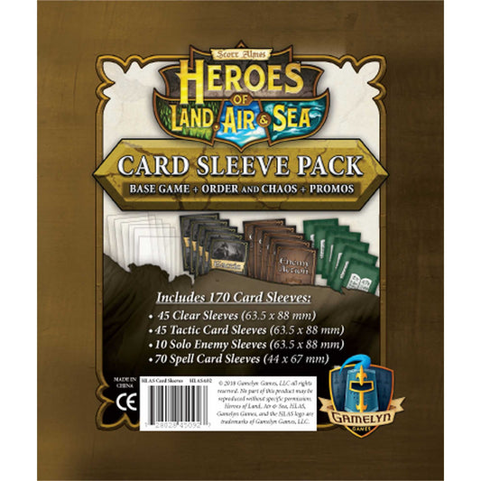 Heroes of Land Air and Sea Sleeve Pack Card Sleeve by Gamelyn Games 1