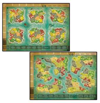 Heroes of Land, Air & Sea Two Worlds Game Mat 1