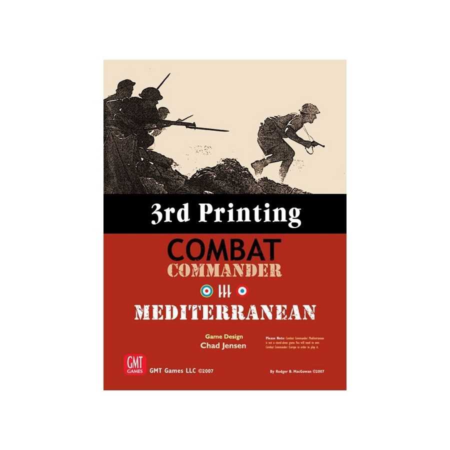 Combat Commander Mediterranean 3rd Printing Board Game by GMT 1