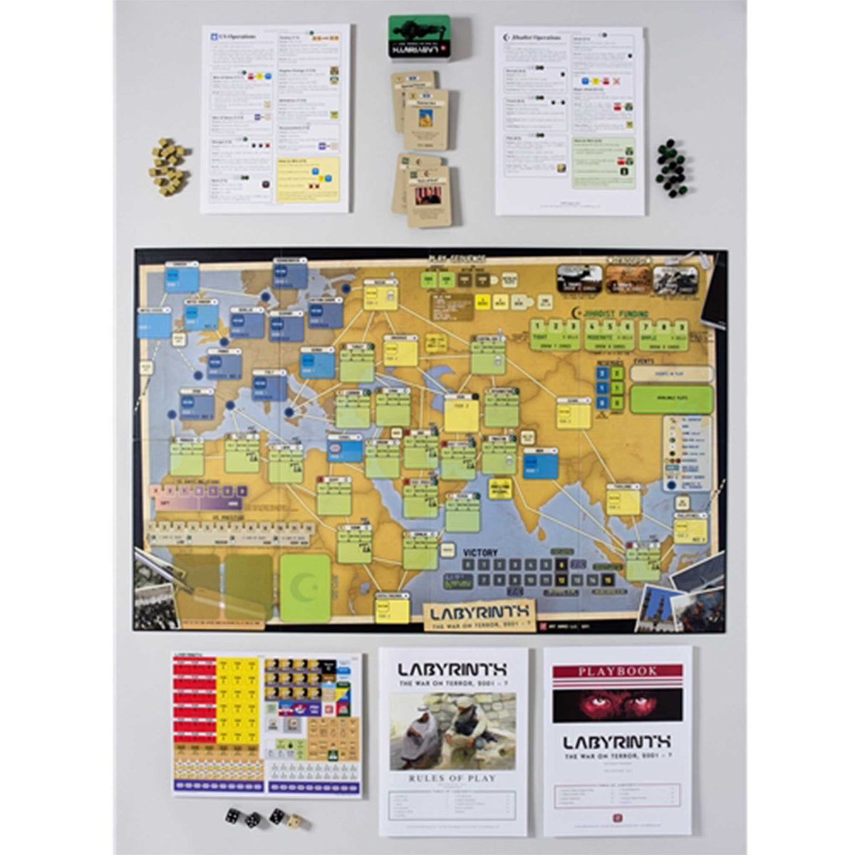Labyrinth The War on Terror Fifth Printing Board Game by GMT 3