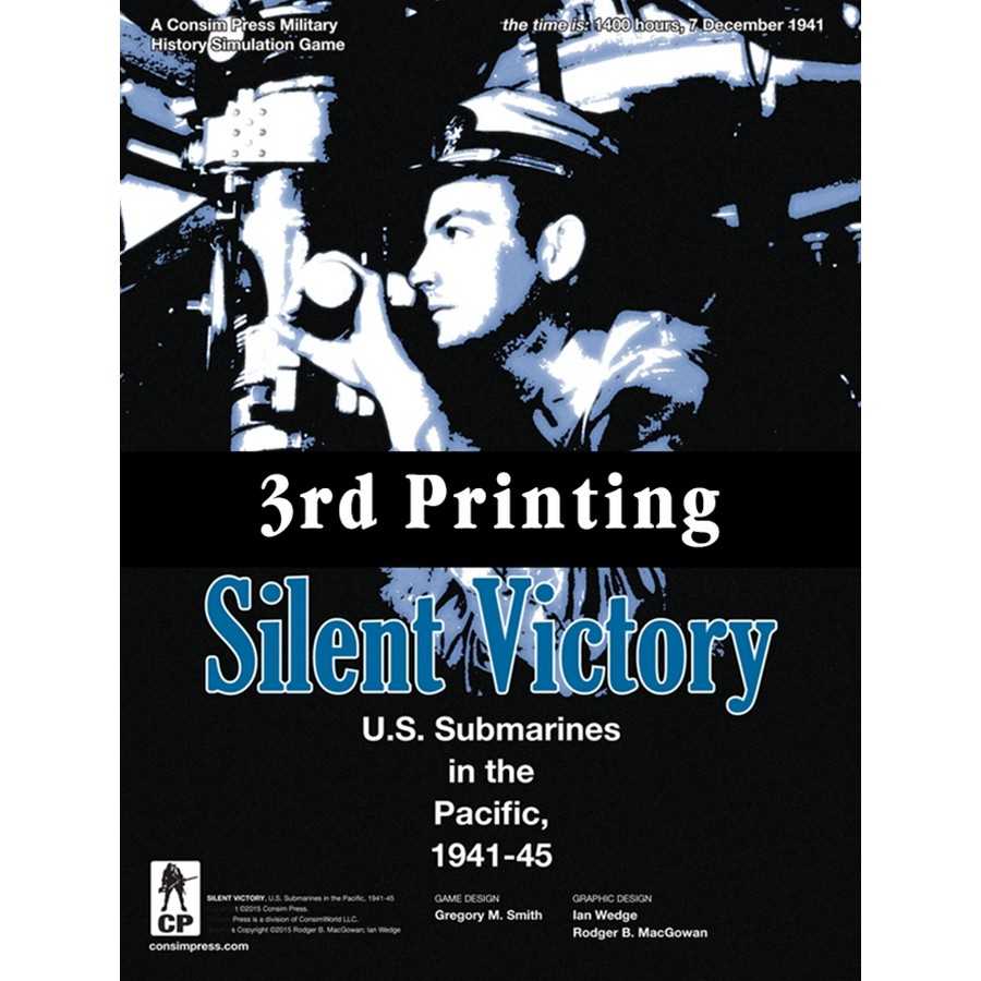 Silent Victory 3rd printing Board Game by GMT 1