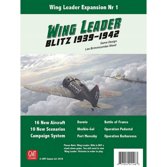 Wing Leader Blitz 1939 1942 Roleplaying Game by GMT Games 1