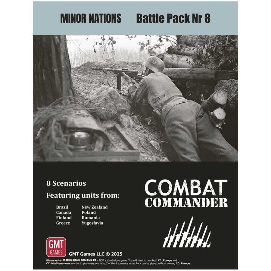 Combat Commander Battle Pack 8 Minor Nations Board Game by GMT 1