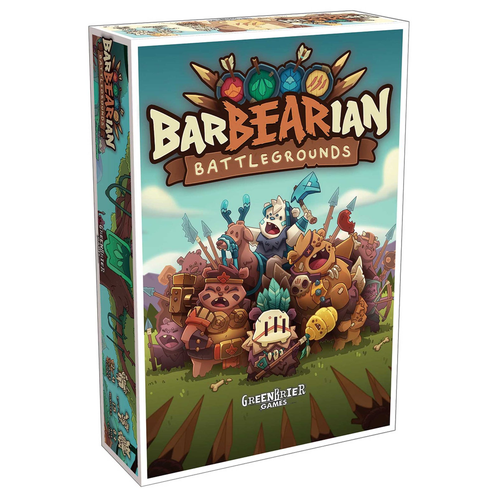 Barbearian Battlegrounds Dice Set by Greenbrier Games 1