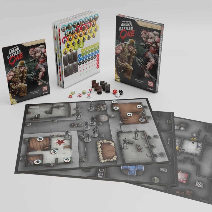 Zombie Tango Oscar Arena Battles One Board Game by Raybox 1