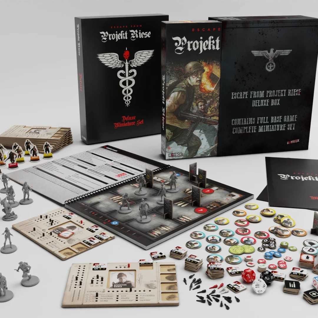 Escape from Projekt Riese Deluxe Set Board Game by Raybox 1