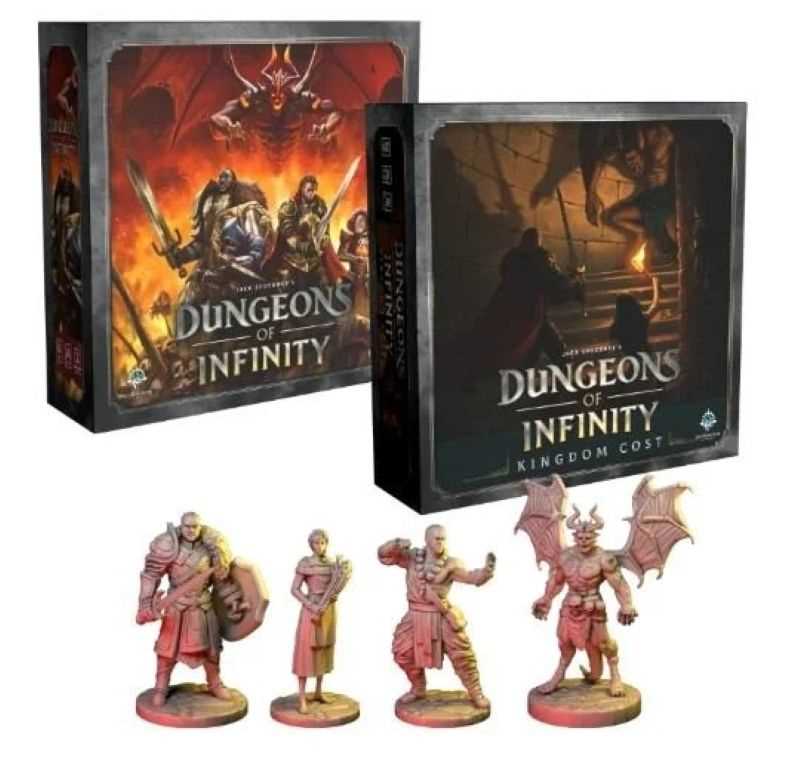 Dungeons of Infinity Deluxe Version Bundle Board Game by Sky Kingdom 1