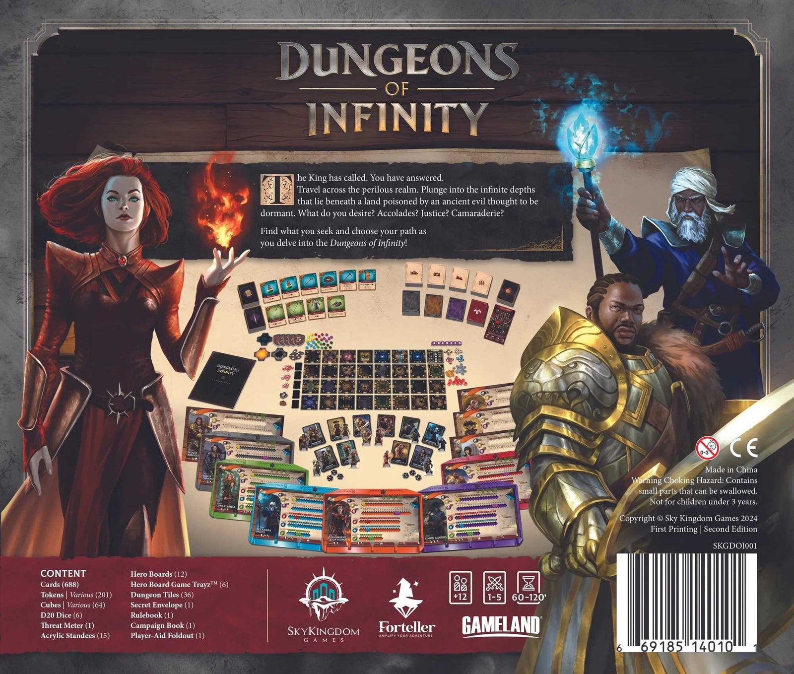 Dungeons of Infinity Standees Version Bundle Board Game by Sky Kingdom 2